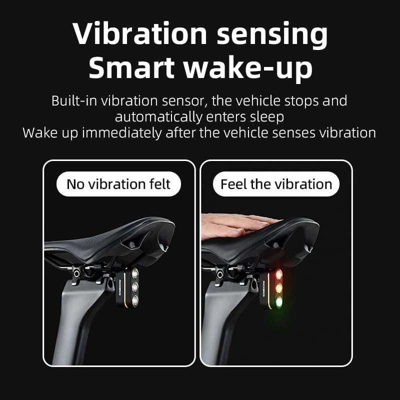 3-Color Brake Sensing Bike Tail Light