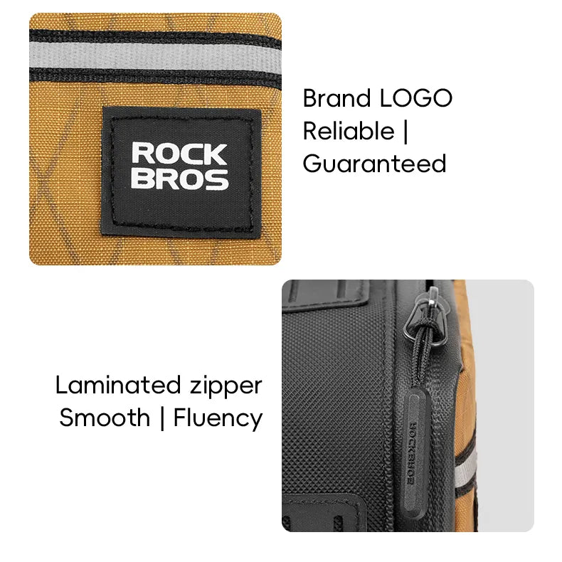 ROCKBROS Brompton Frame Bag for Folding Bikes with Compact Triangle Storage