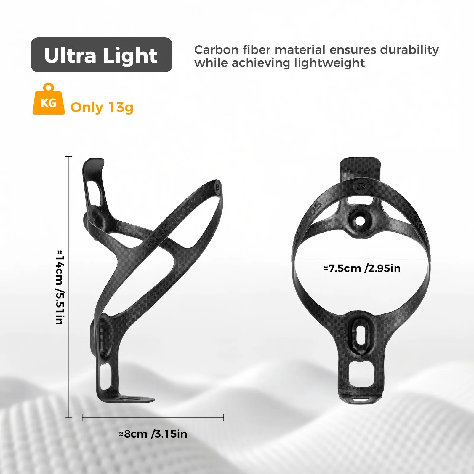 Ultralight Carbon Fiber Bottle Cage