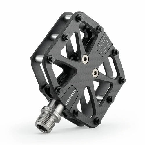 ROCKBROS carbon fiber lightweight bicycle pedals for road and mountain bikes
