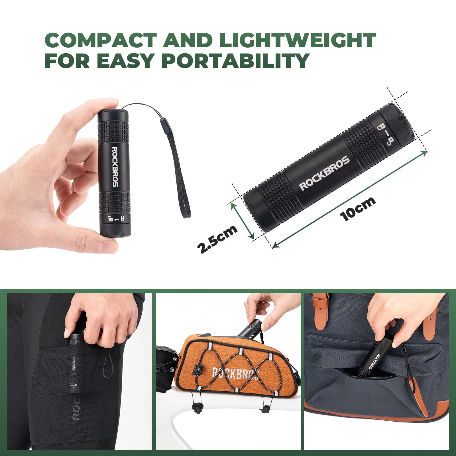 ROCKBROS compact ratchet bike tool kit with alloy steel bits and portable aluminum storage case