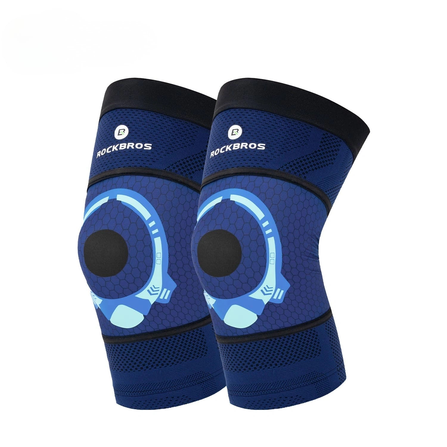 rockbros compression sun protection leg sleeves breathable uv protection anti-slip for cycling running