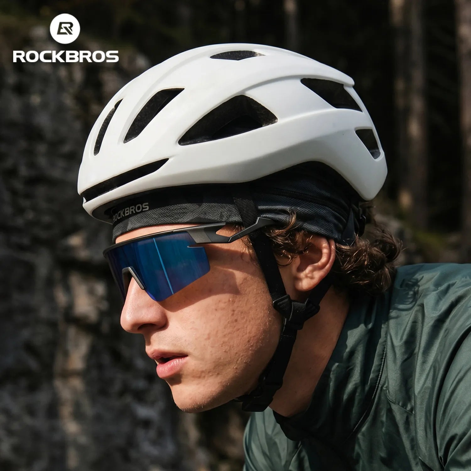 ROCKBROS Cooling Cycling Cap with UPF 50+ Sun Protection for Under Helmet and Outdoor Sports