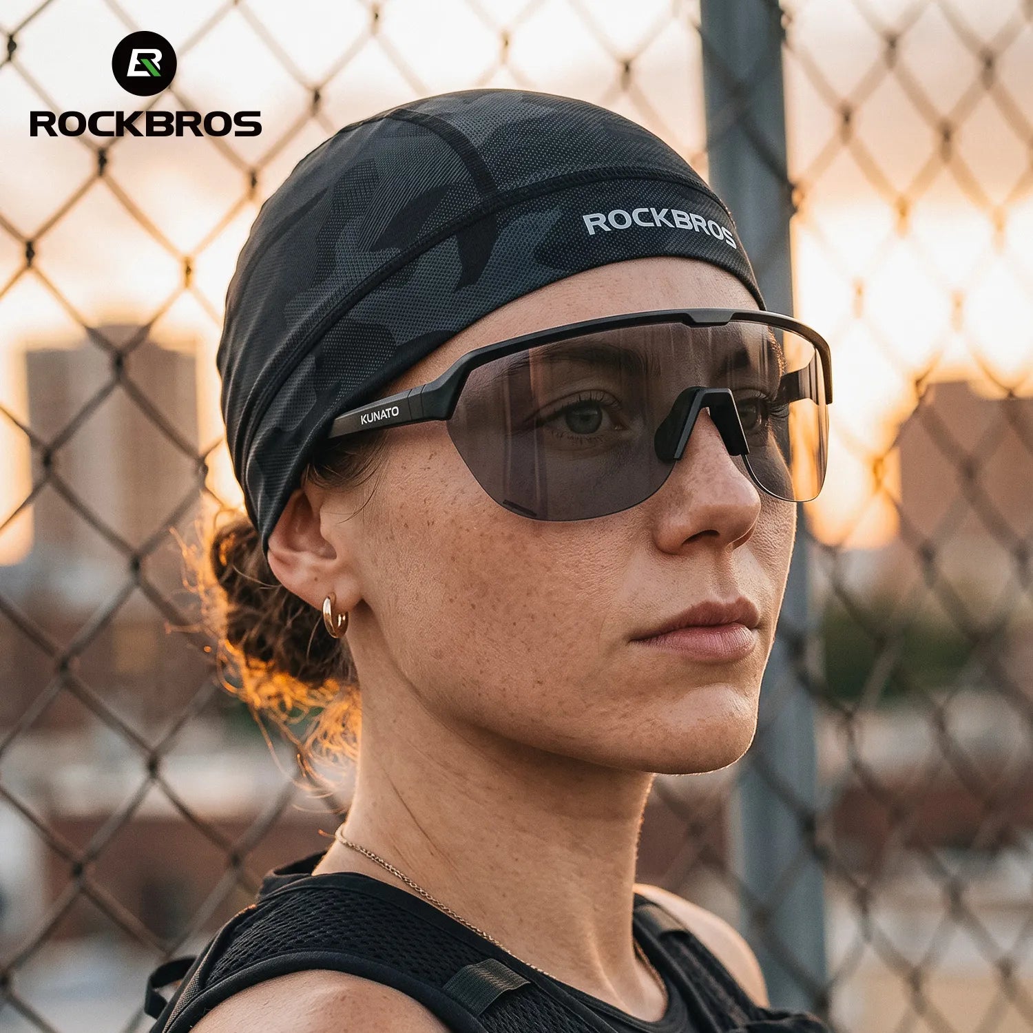 ROCKBROS Cooling Cycling Cap with UPF 50+ Sun Protection for Under Helmet and Outdoor Sports