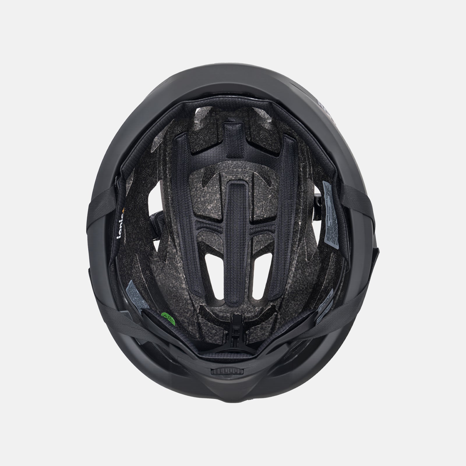 ROCKBROS cycling helmet with CPSC certification, ionic antibacterial liner, PC+EPS in-mold construction
#Color_Black