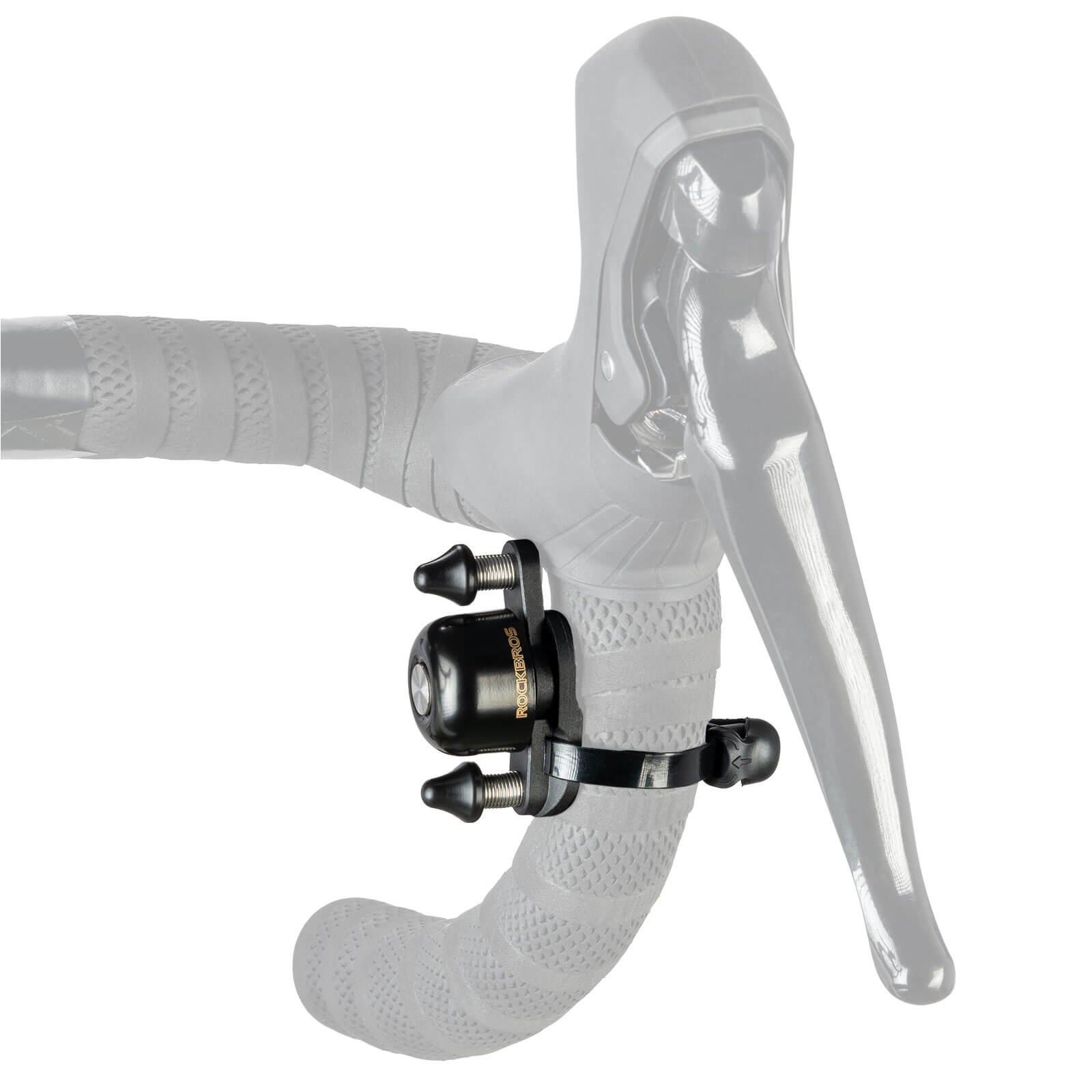 ROCKBROS double strike bike bell loud bicycle handlebar bell
#Color_Black