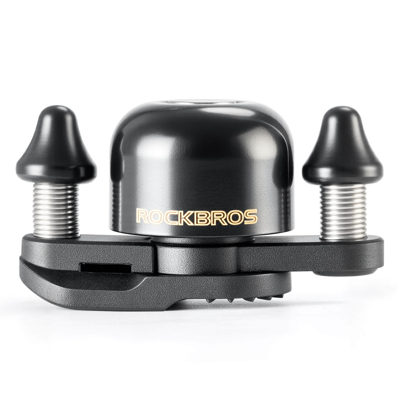 ROCKBROS double strike bike bell loud bicycle handlebar bell
#Color_Black