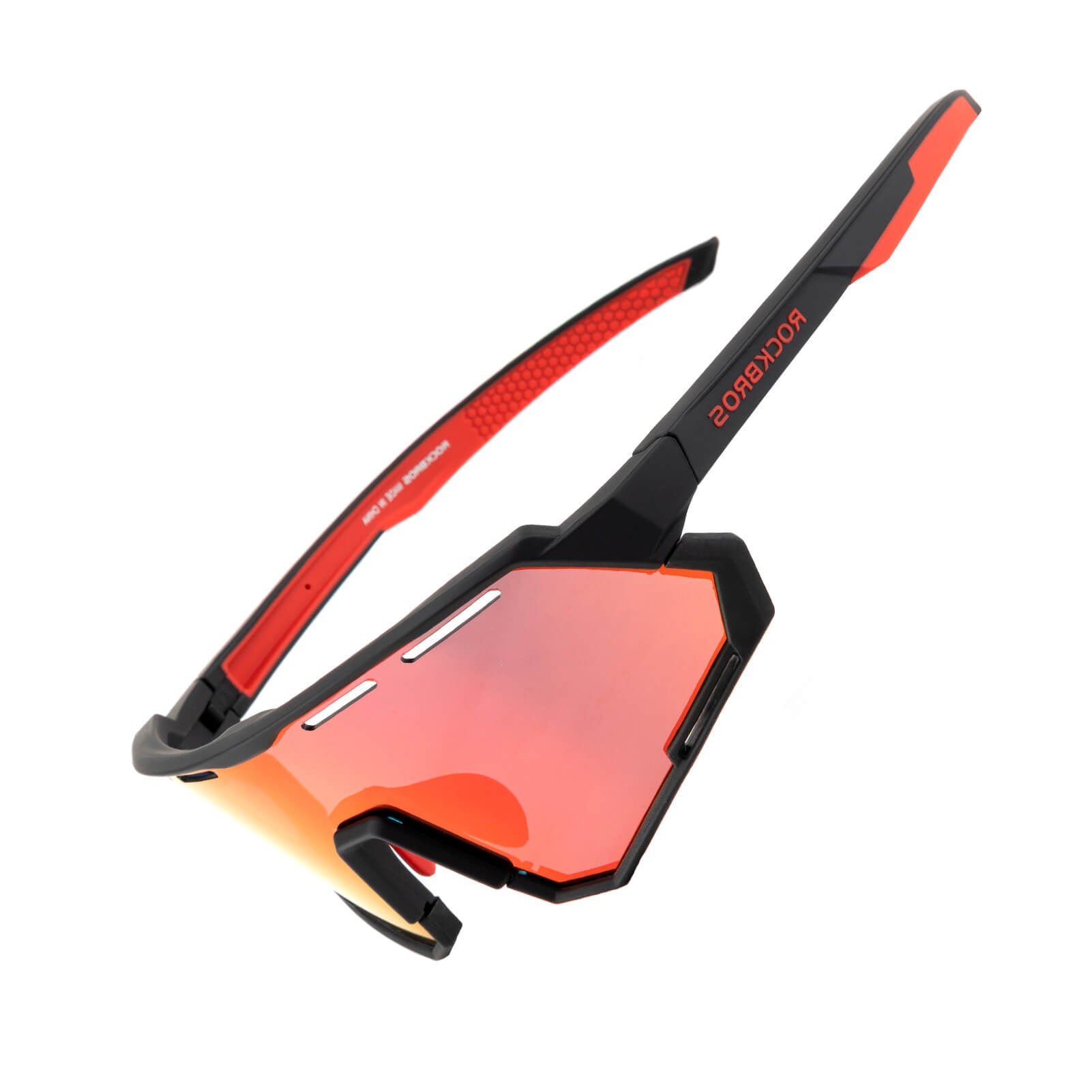 ROCKBROS dual lens cycling glasses with photochromic and polarized interchangeable lenses for outdoor sports