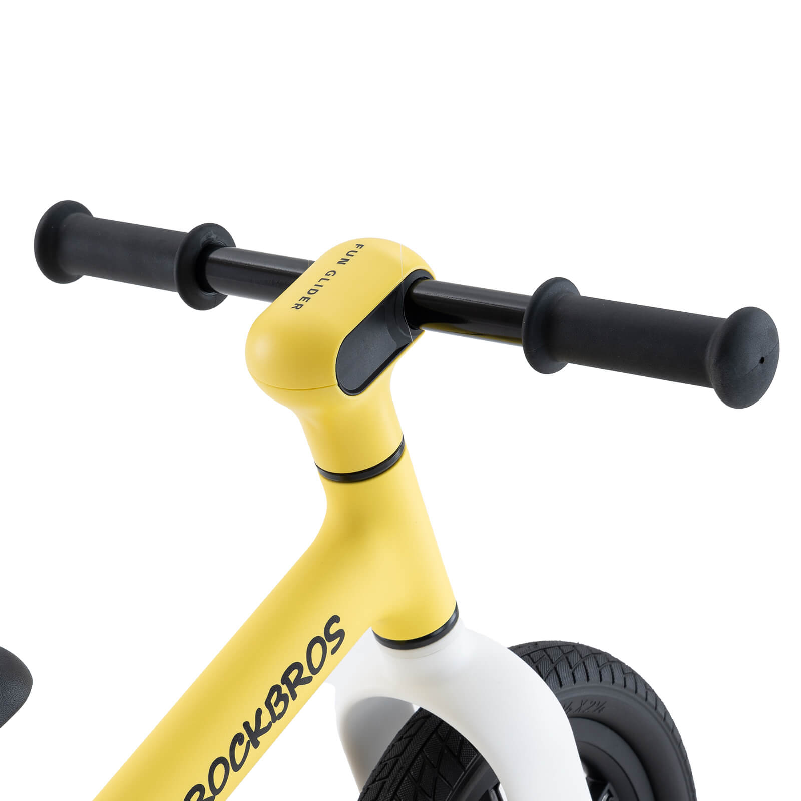 ROCKBROS FGD-P2 kids balance bike 12 inch in yellow color
#Color_Yellow