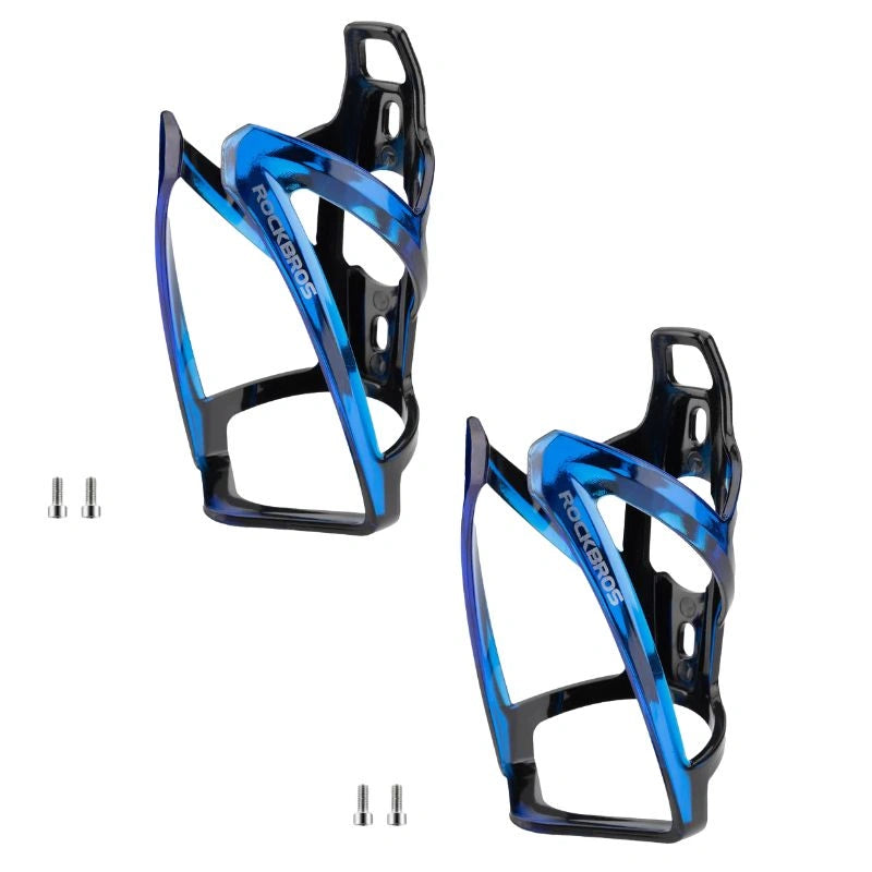 ROCKBROS FK-338 black and blue water bottle cage, universal fit for bicycles
#Color_Blue Black