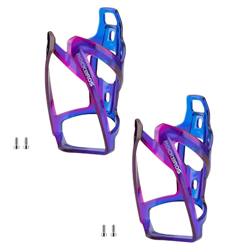 ROCKBROS FK-338 blue and purple water bottle cage, lightweight and durable
#Color_Blue Purple