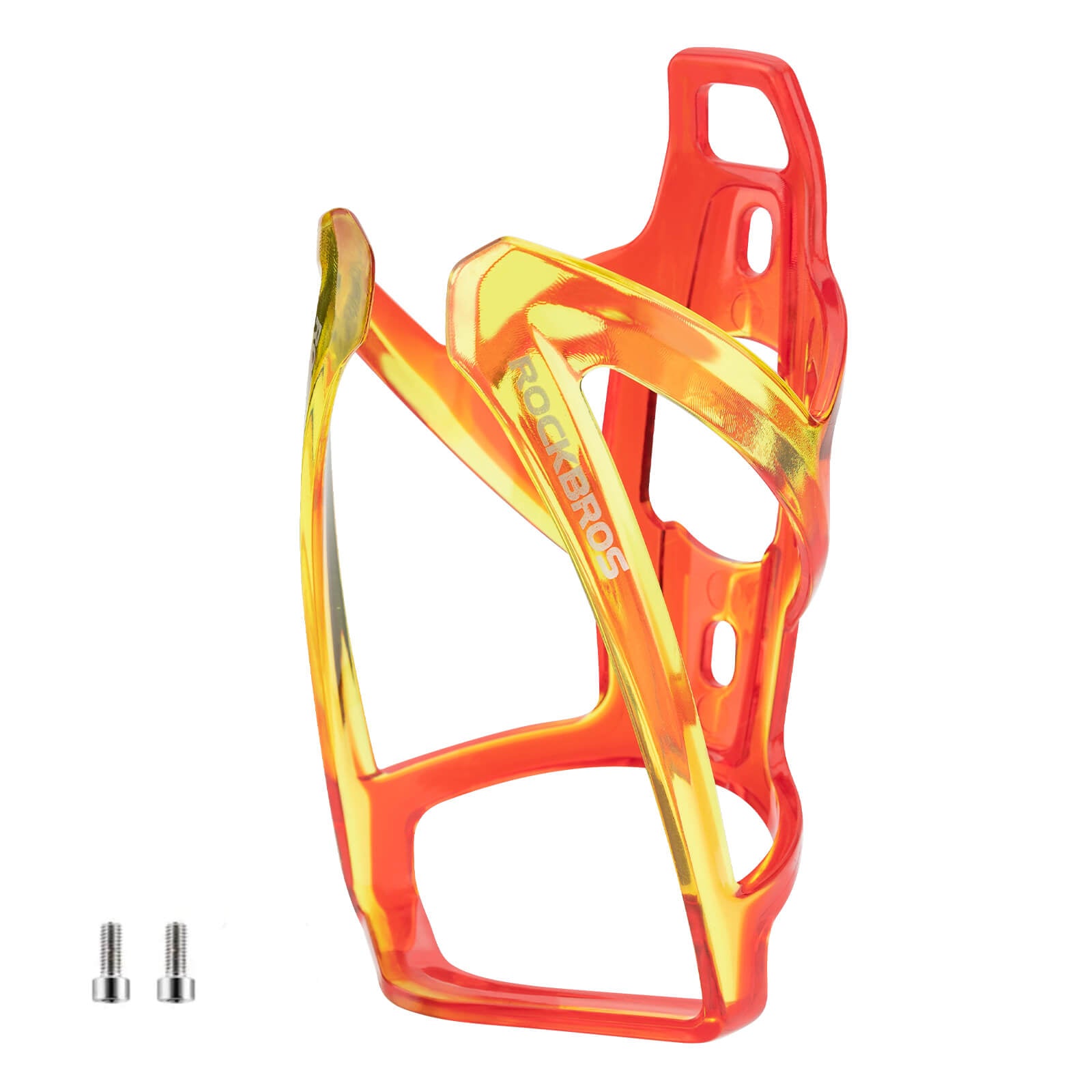 ROCKBROS FK-338 red and yellow water bottle cage, sturdy and easy to install
#Color_Red Yellow