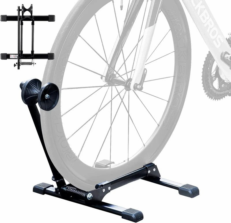 ROCKBROS foldable bike stand portable bicycle rack for easy storage and stable bike support
#Style_Single