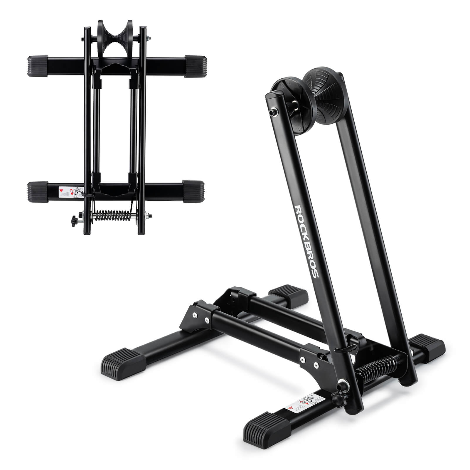 ROCKBROS foldable bike stand with stable frame design