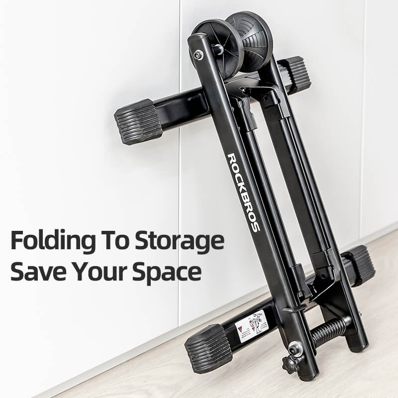 ROCKBROS foldable bike stand with stable frame design