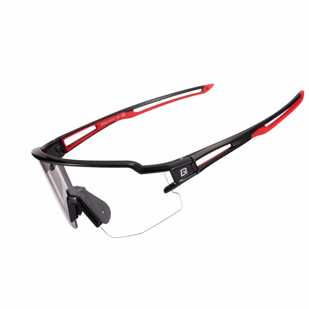 ROCKBROS Half Frame Photochromic Cycling Sunglasses with UV protection for outdoor riding
#Color_Red