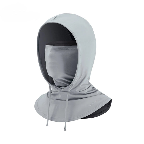 ice silk balaclava with uv sun protection breathable cooling face cover for cycling and outdoor use
#Color_Light Gray