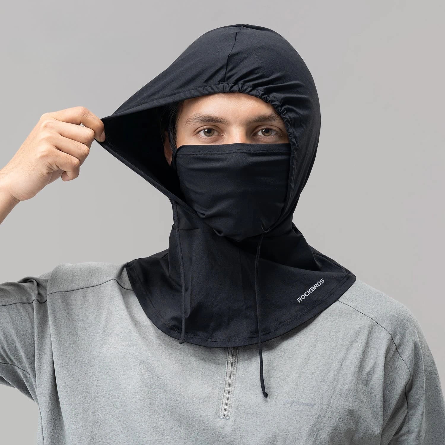ice silk balaclava with uv sun protection breathable cooling face cover for cycling and outdoor use