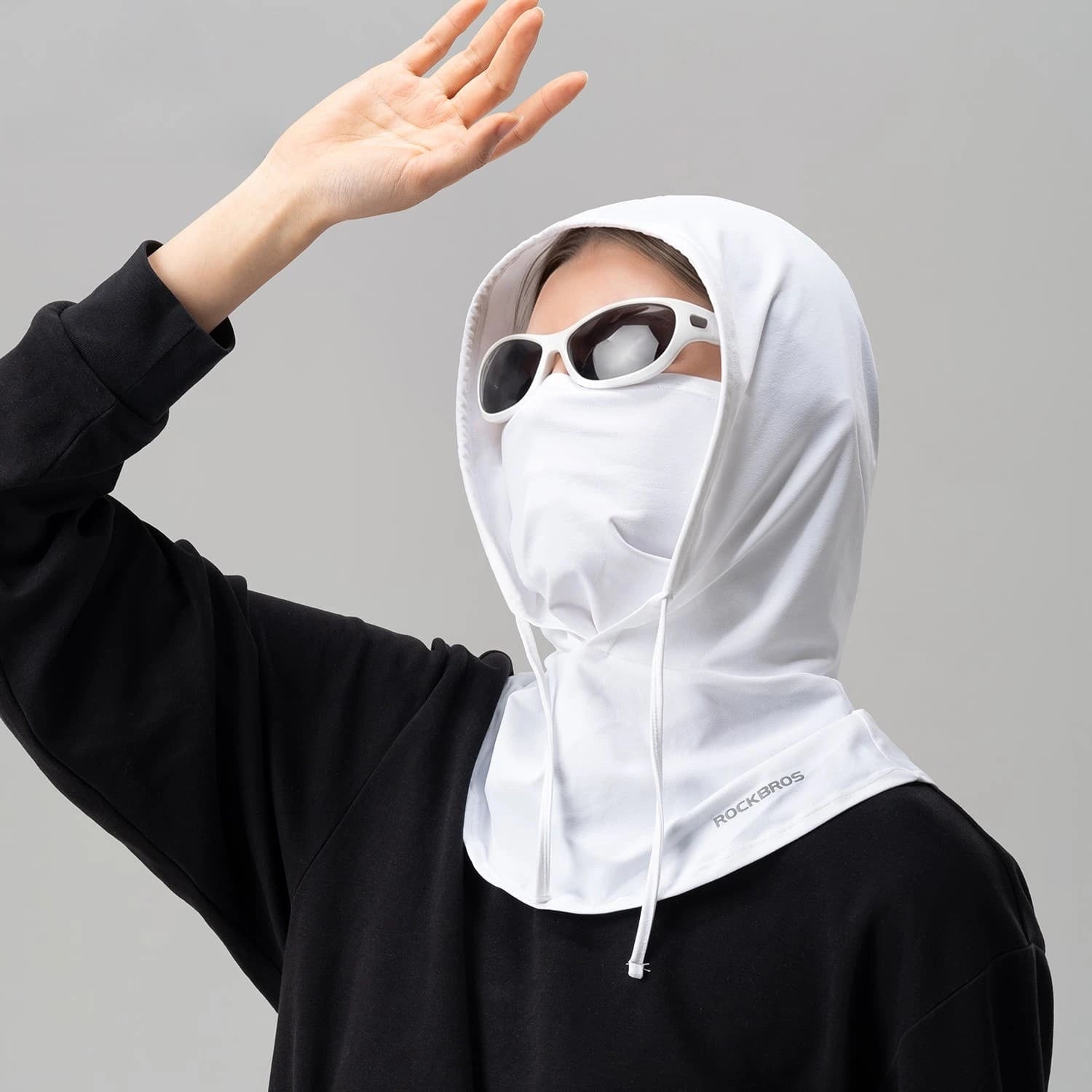 ice silk balaclava with uv sun protection breathable cooling face cover for cycling and outdoor use