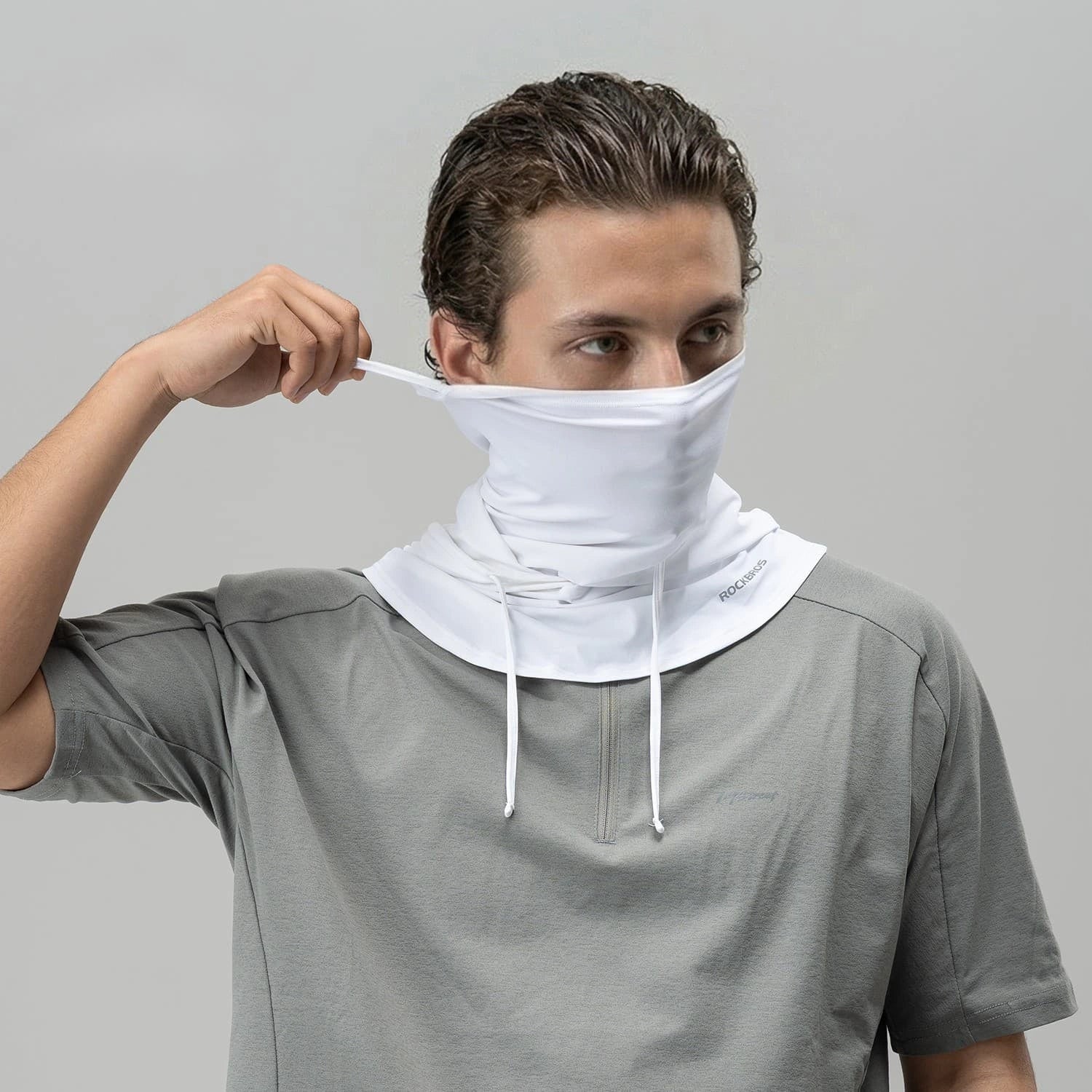 ice silk balaclava with uv sun protection breathable cooling face cover for cycling and outdoor use