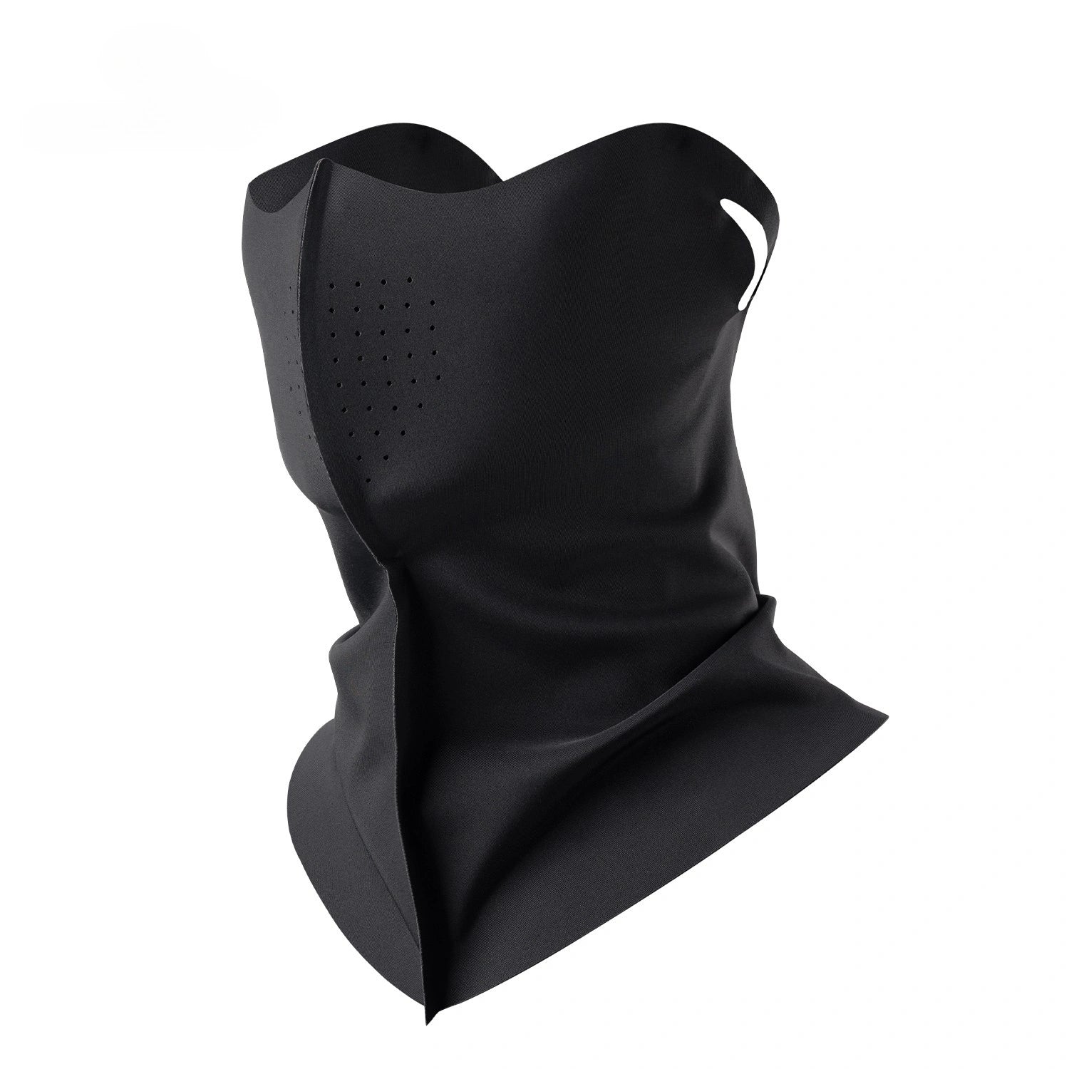 ROCKBROS Ice Silk Sun Protection Face Mask with Breathable Vent Holes for Summer Cycling
#Color_Black