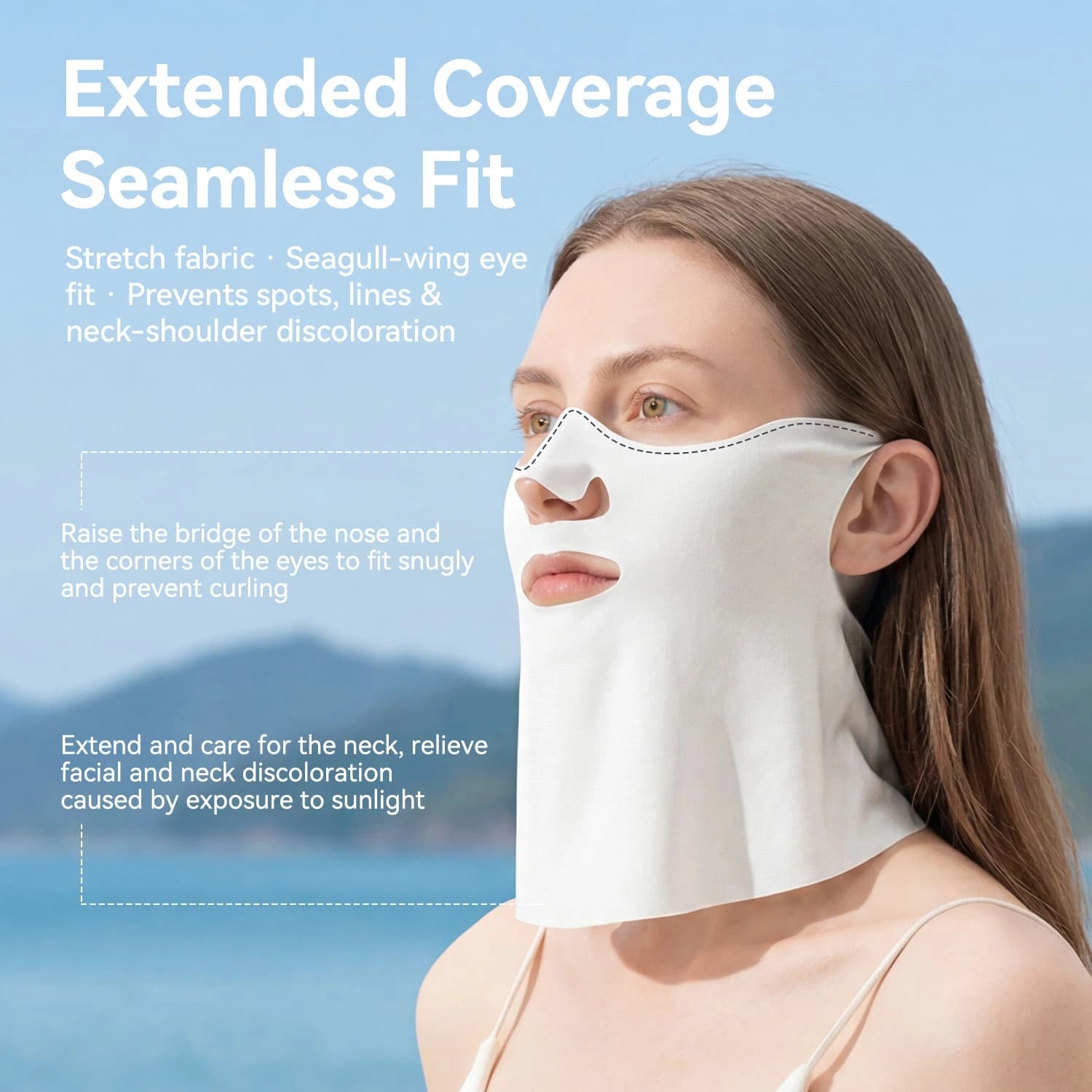 ice silk face mask with vent uv sun protection breathable cooling full coverage balaclava for outdoor cycling 