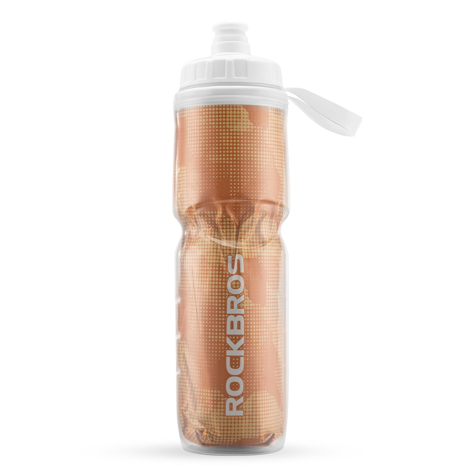 Orange ROCKBROS insulated leak proof bike water bottle - Winter summer portable water bottle
#Color_Orange