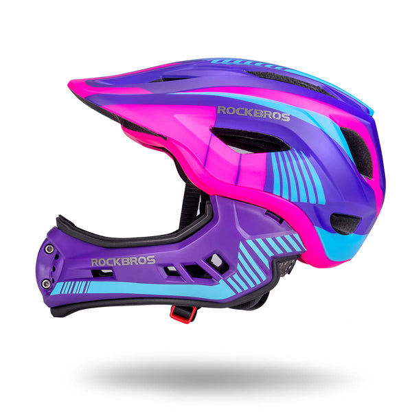 bike helmet for kids. ROCKBROS Kids Full Face Youth Child Boys Girls Ages 3-16, Purple/Blue / 48cm lunch bags/box Suick 10″ Weighted Red Model:OUC79MHP / 7'9