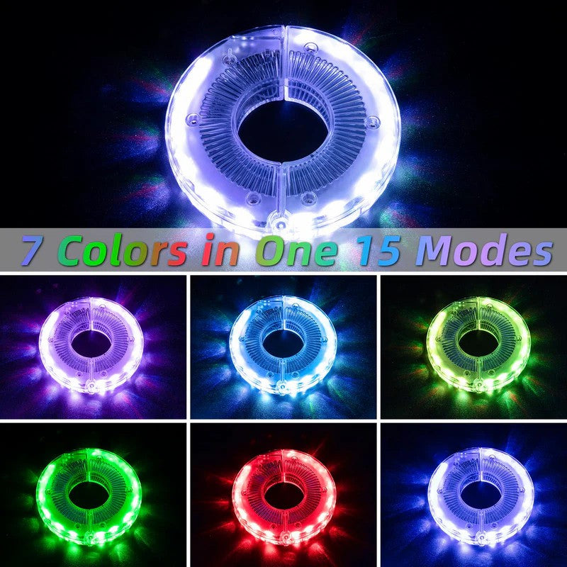 ROCKBROS kids bike hub light LED for children’s bicycle safety