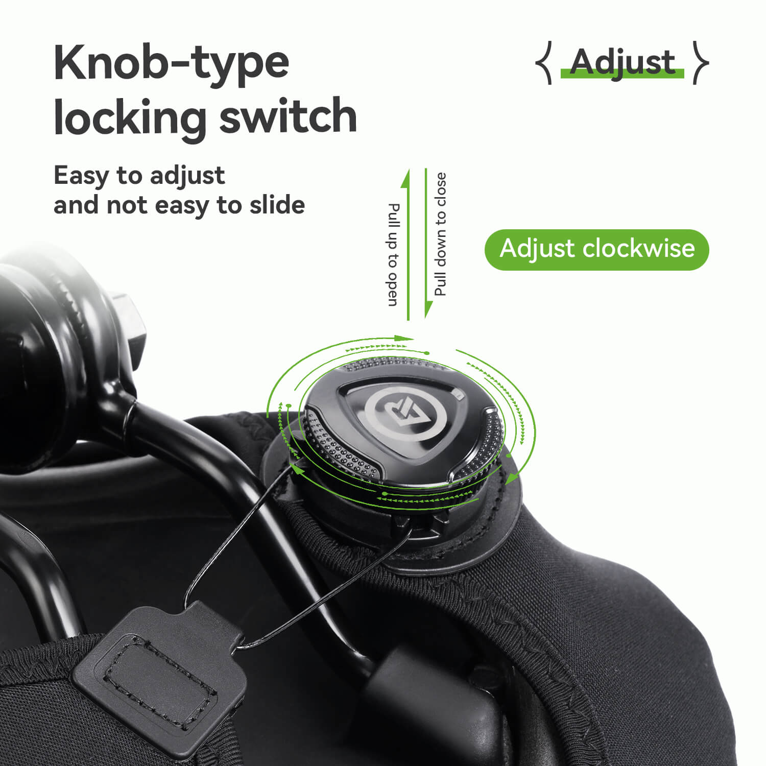 Durable and flexible ROCKBROS kids seat cover being twisted without losing its original shape.