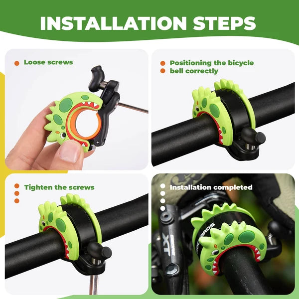 Kids Helmet & Bike Bell Set