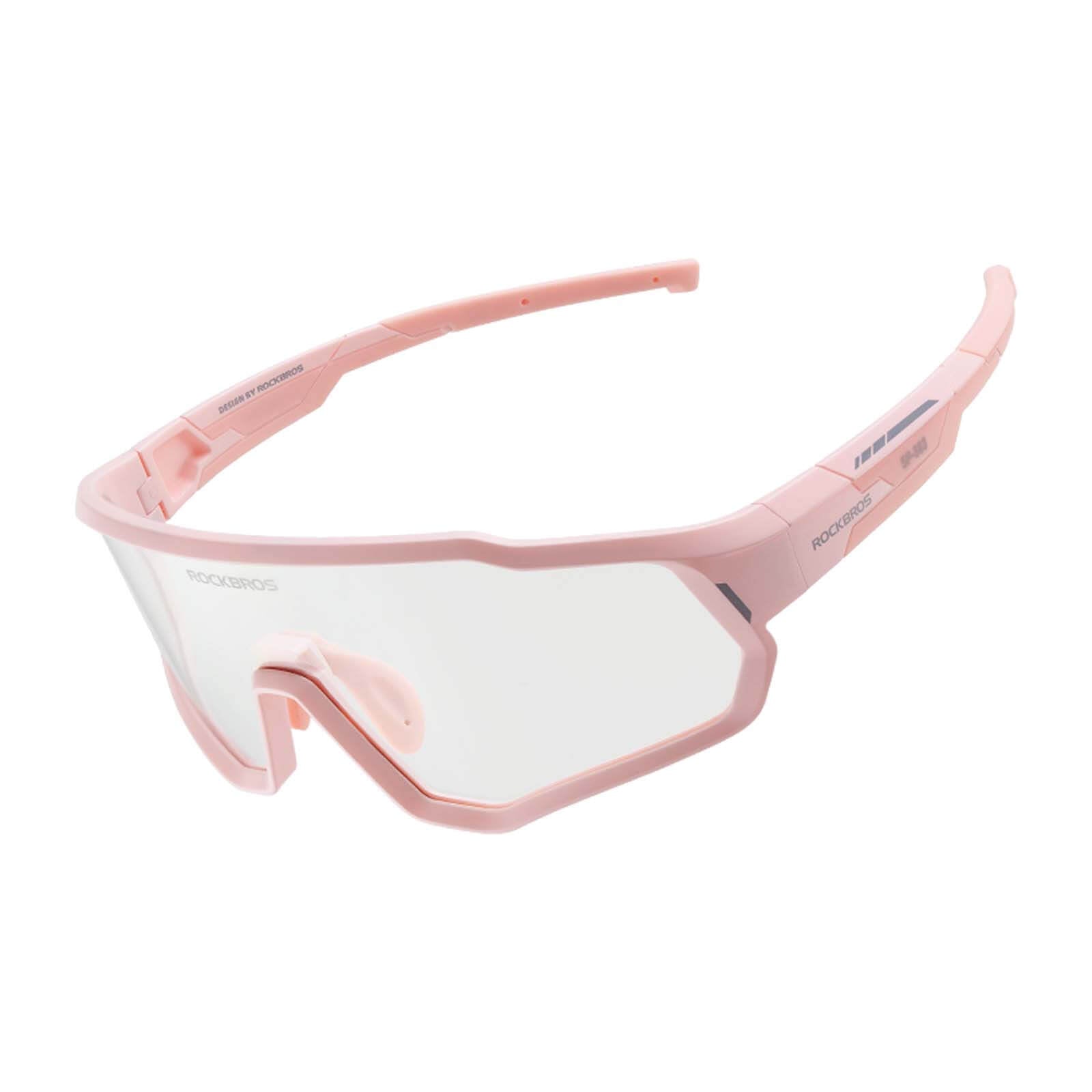 ROCKBROS kids photochromic cycling sunglasses with UV400 protection for outdoor riding
