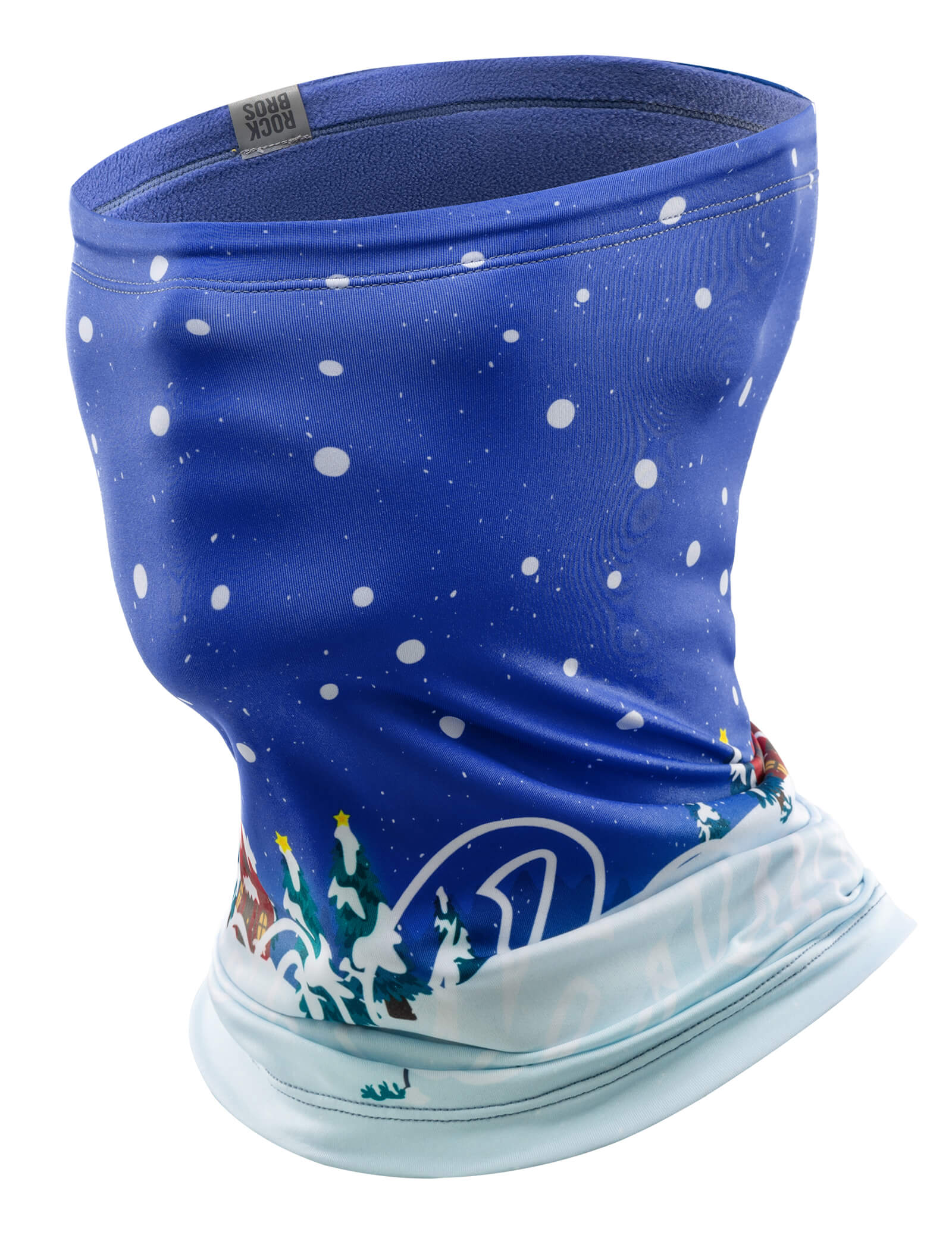 ROCKBROS kids fleece face cover and neck gaiter for cold weather
#Color_Blue