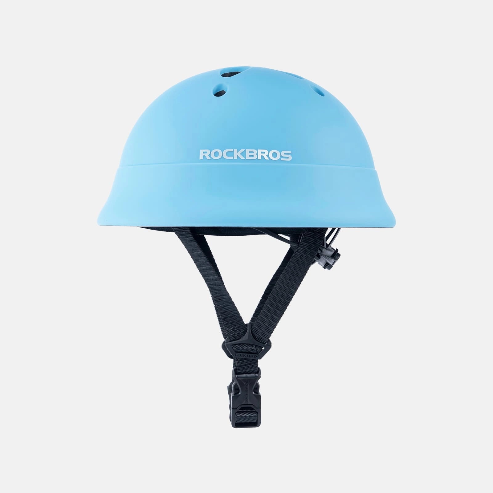 ROCKBROS kids lightweight bike helmet for ages 2-5 with adjustable fit, breathable ventilation
#Color_Blue