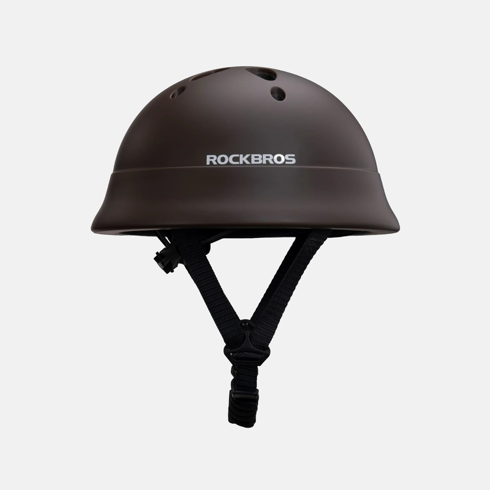 ROCKBROS kids lightweight bike helmet for ages 2-5 with adjustable fit, breathable ventilation
#Color_Brown