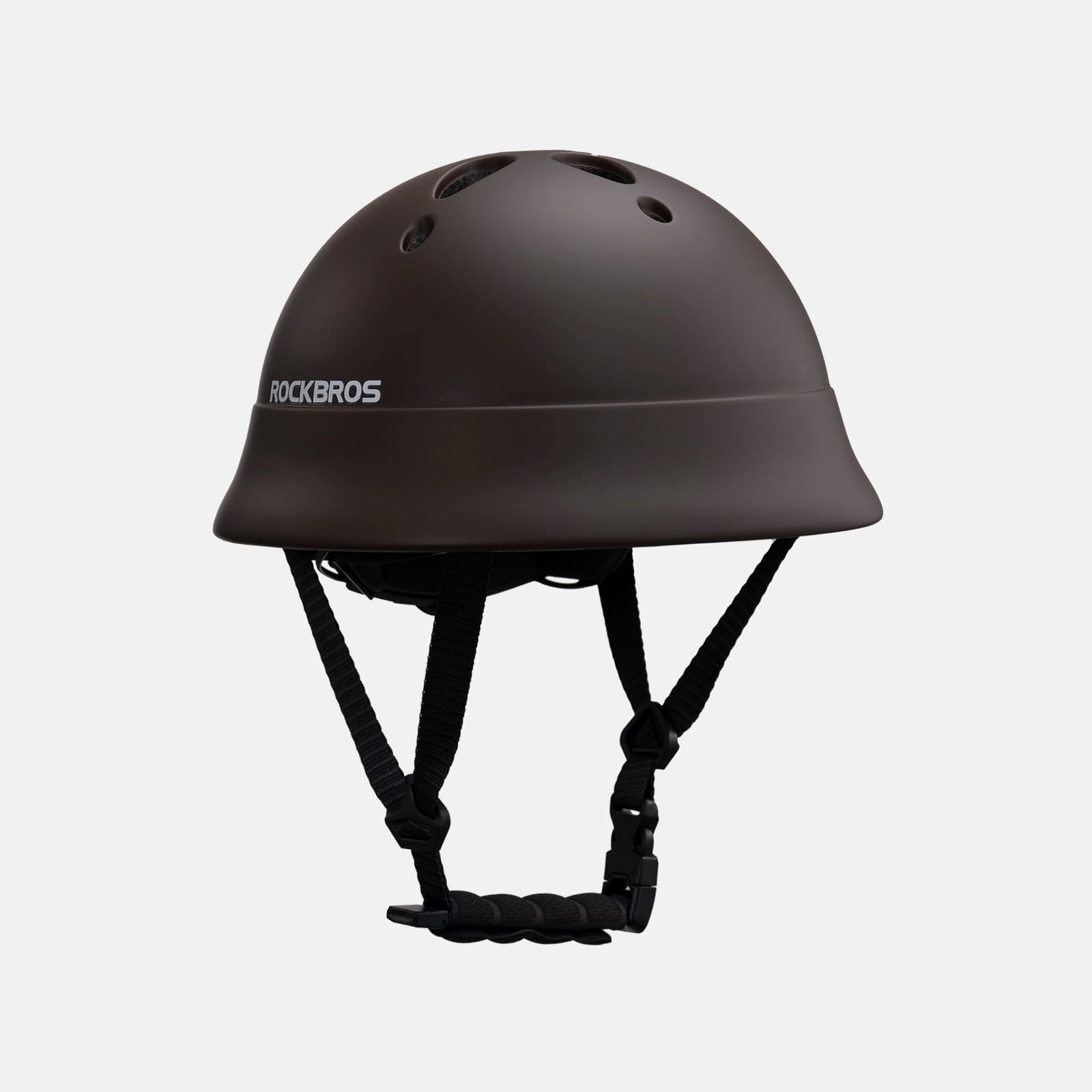 ROCKBROS kids lightweight bike helmet for ages 2-5 with adjustable fit, breathable ventilation
#Color_Brown