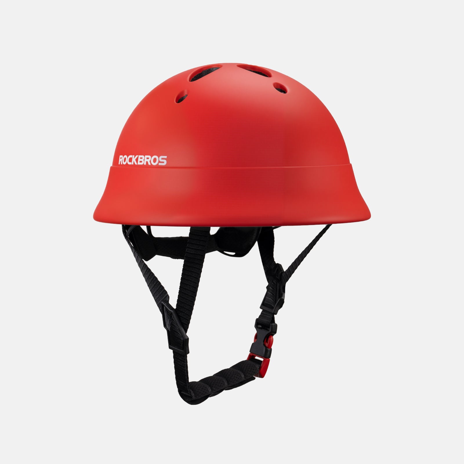 ROCKBROS kids lightweight bike helmet for ages 2-5 with adjustable fit, breathable ventilation
#Color_Red