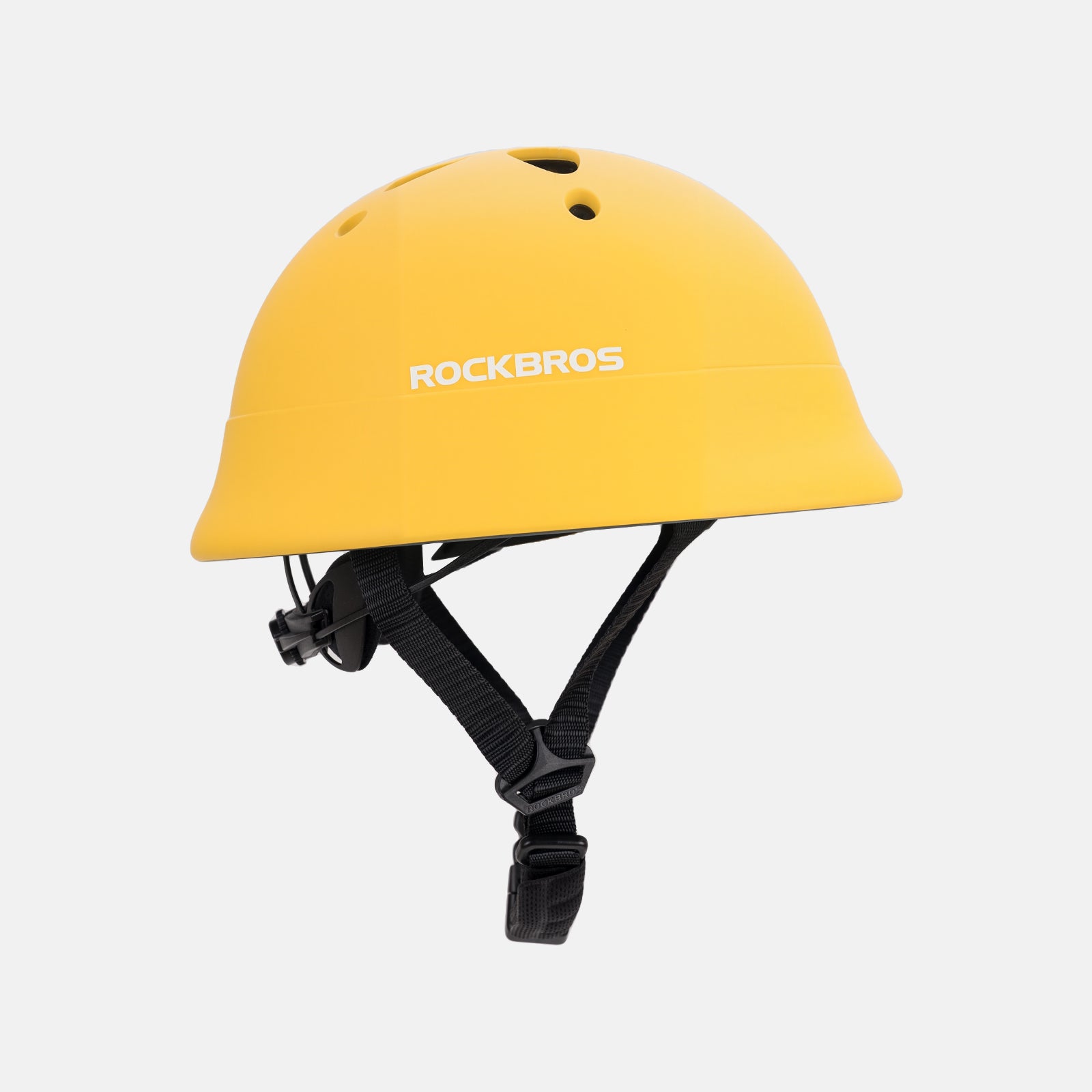 ROCKBROS kids lightweight bike helmet for ages 2-5 with adjustable fit, breathable ventilation
#Color_Yellow