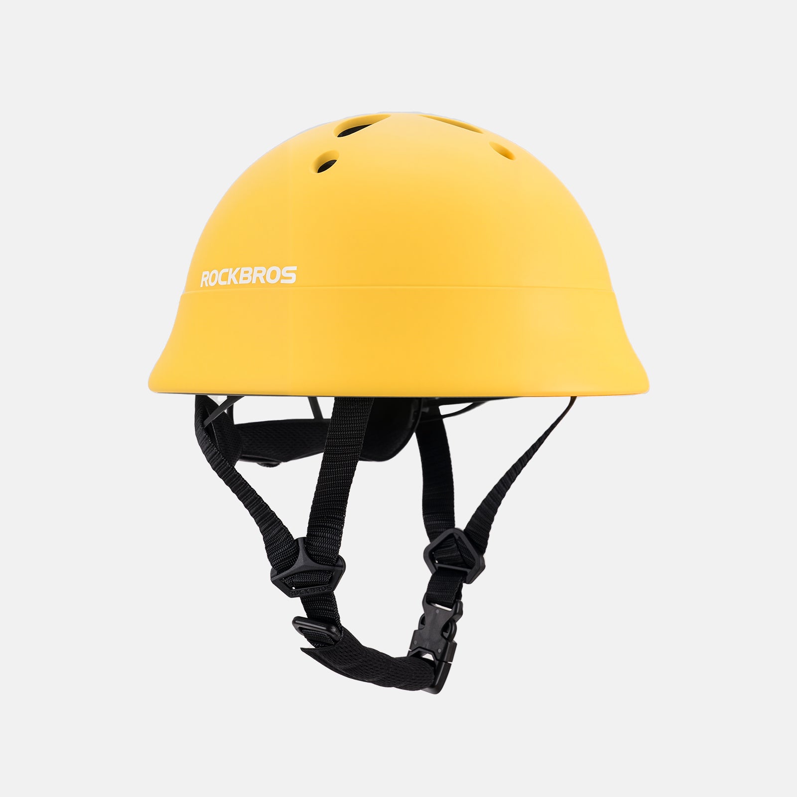 ROCKBROS kids lightweight bike helmet for ages 2-5 with adjustable fit, breathable ventilation
#Color_Yellow