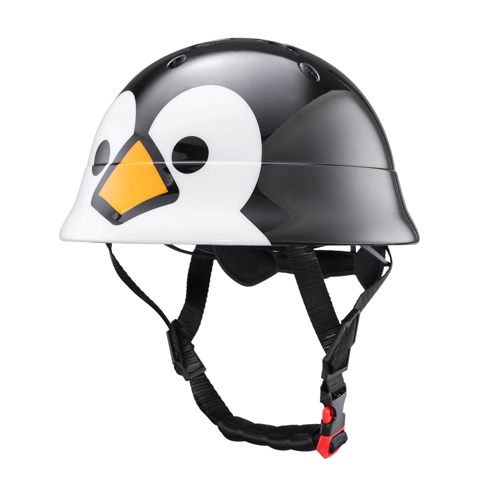 ROCKBROS kids lightweight bike helmet for ages 2-5 with adjustable fit, breathable ventilation
#Color_Penguin