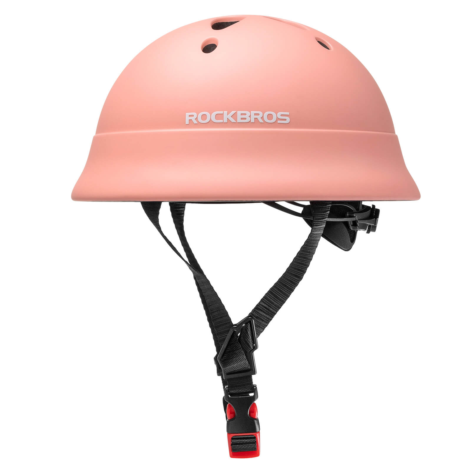 ROCKBROS kids lightweight bike helmet for ages 2-5 with adjustable fit, breathable ventilation
#Color_Pink