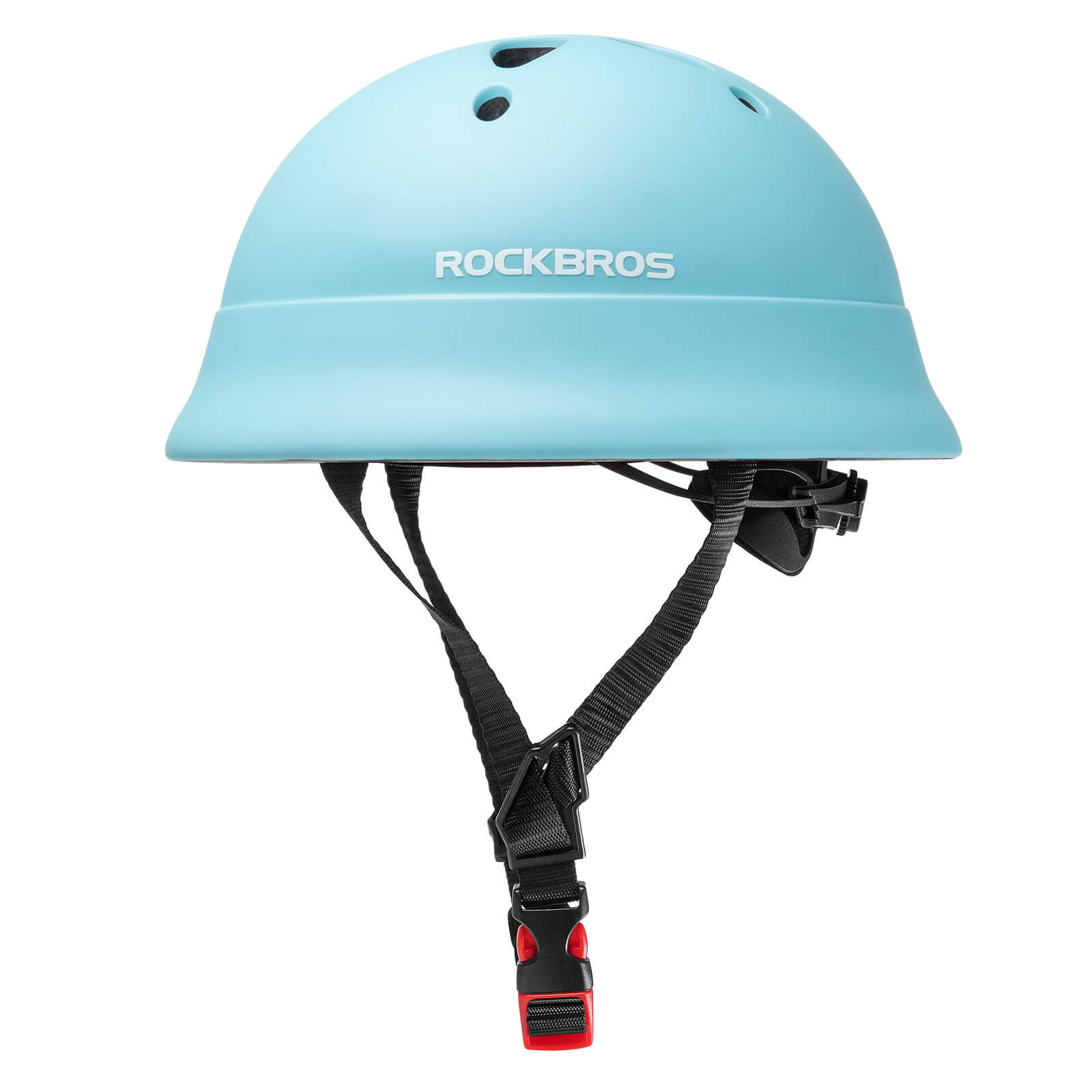ROCKBROS kids lightweight bike helmet for ages 2-5 with adjustable fit, breathable ventilation
#Color_Blue