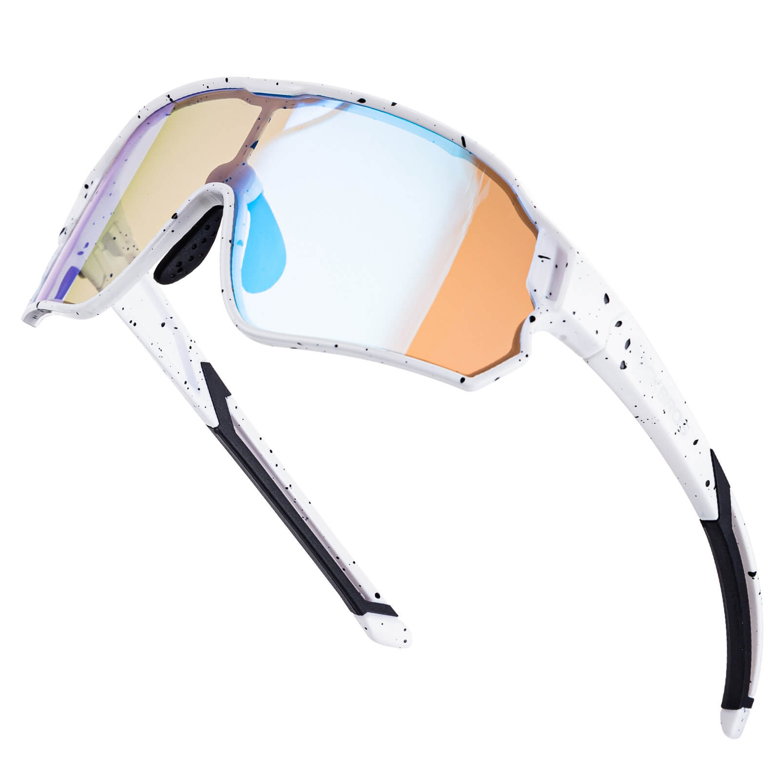 ROCKBROS Kids Photochromic Cycling Sunglasses with UV400 Protection for Outdoor
#Color_Speckled White