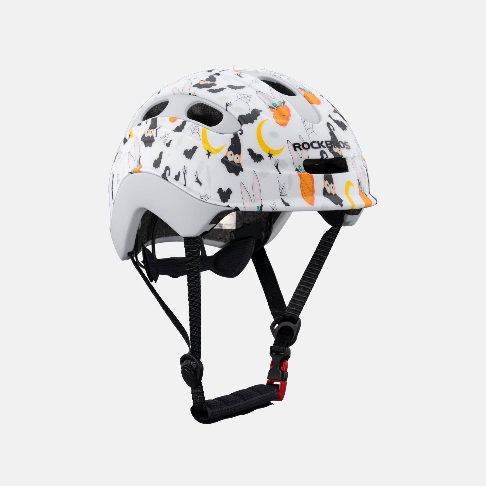 ROCKBROS kids and youth bike helmet with antibacterial liner, lightweight design
#Color_Halloween
