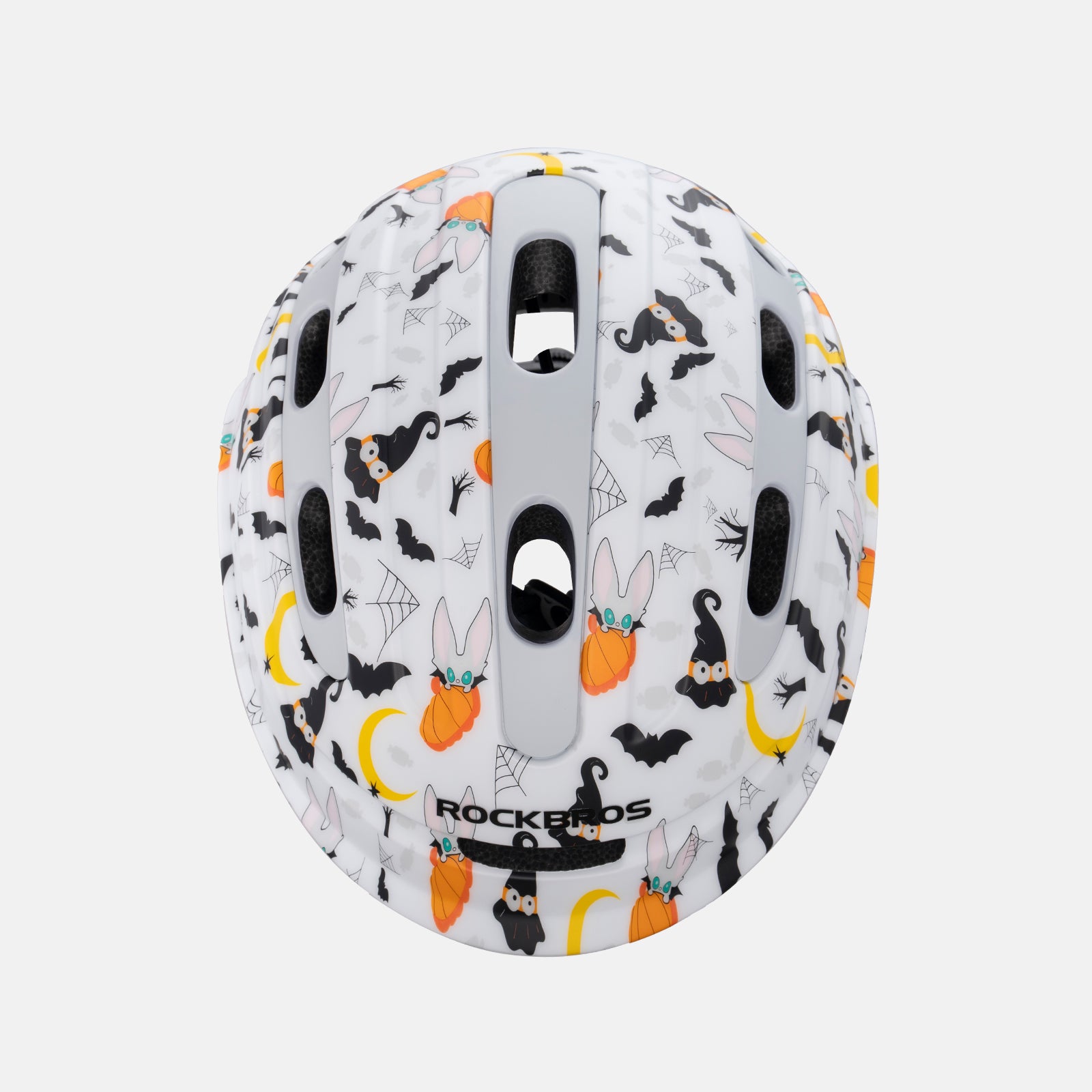 ROCKBROS kids and youth bike helmet with antibacterial liner, lightweight design
#Color_Halloween