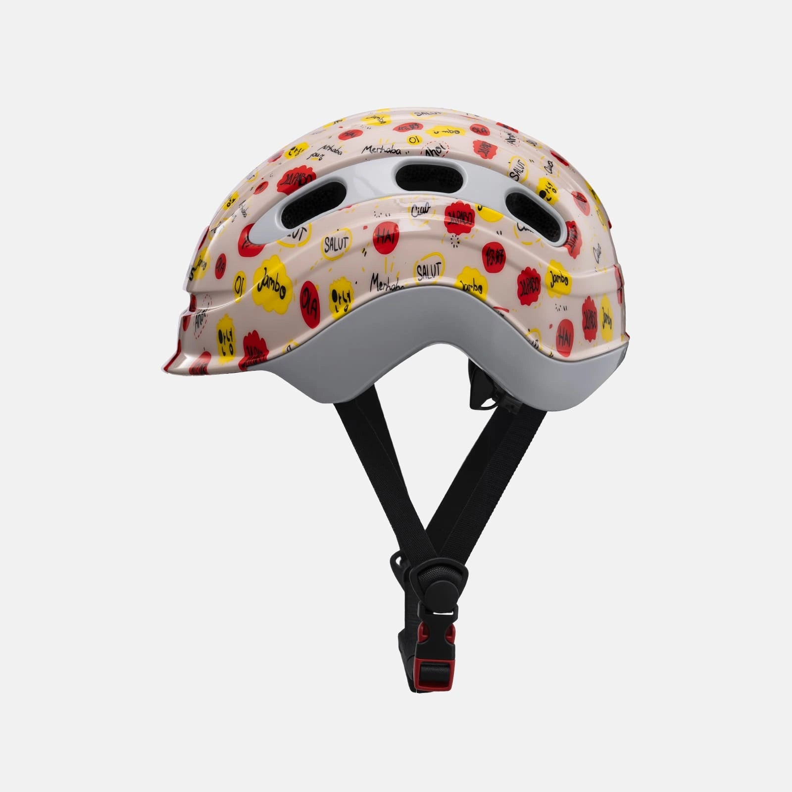 ROCKBROS kids and youth bike helmet with antibacterial liner, lightweight design
#Color_Hello