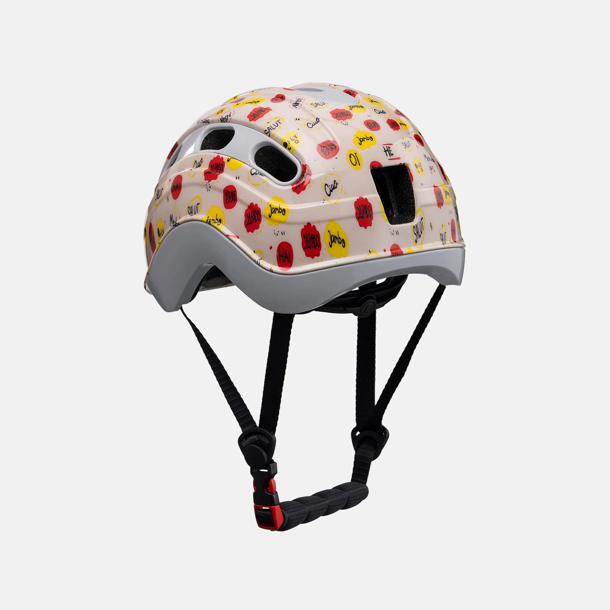 ROCKBROS kids and youth bike helmet with antibacterial liner, lightweight design
#Color_Hello