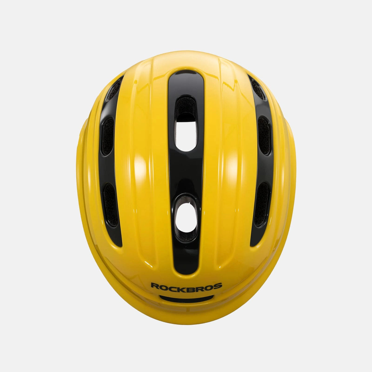 ROCKBROS kids and youth bike helmet with antibacterial liner, lightweight design
#Color_Yellow