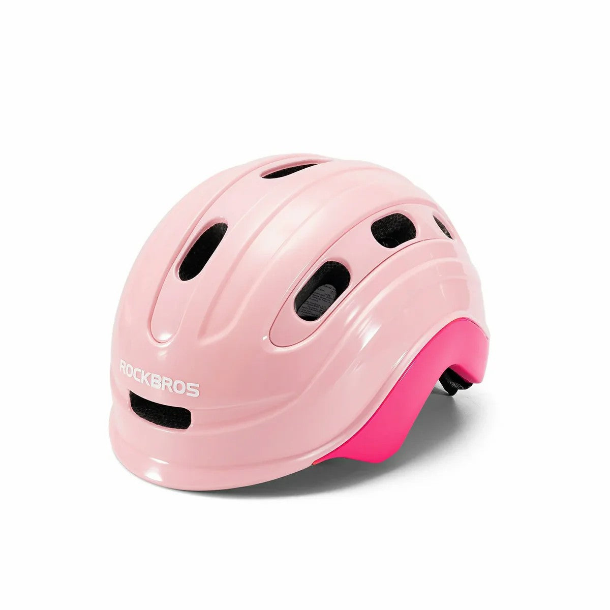 ROCKBROS kids and youth bike helmet with antibacterial liner, lightweight design
#Color_Pink