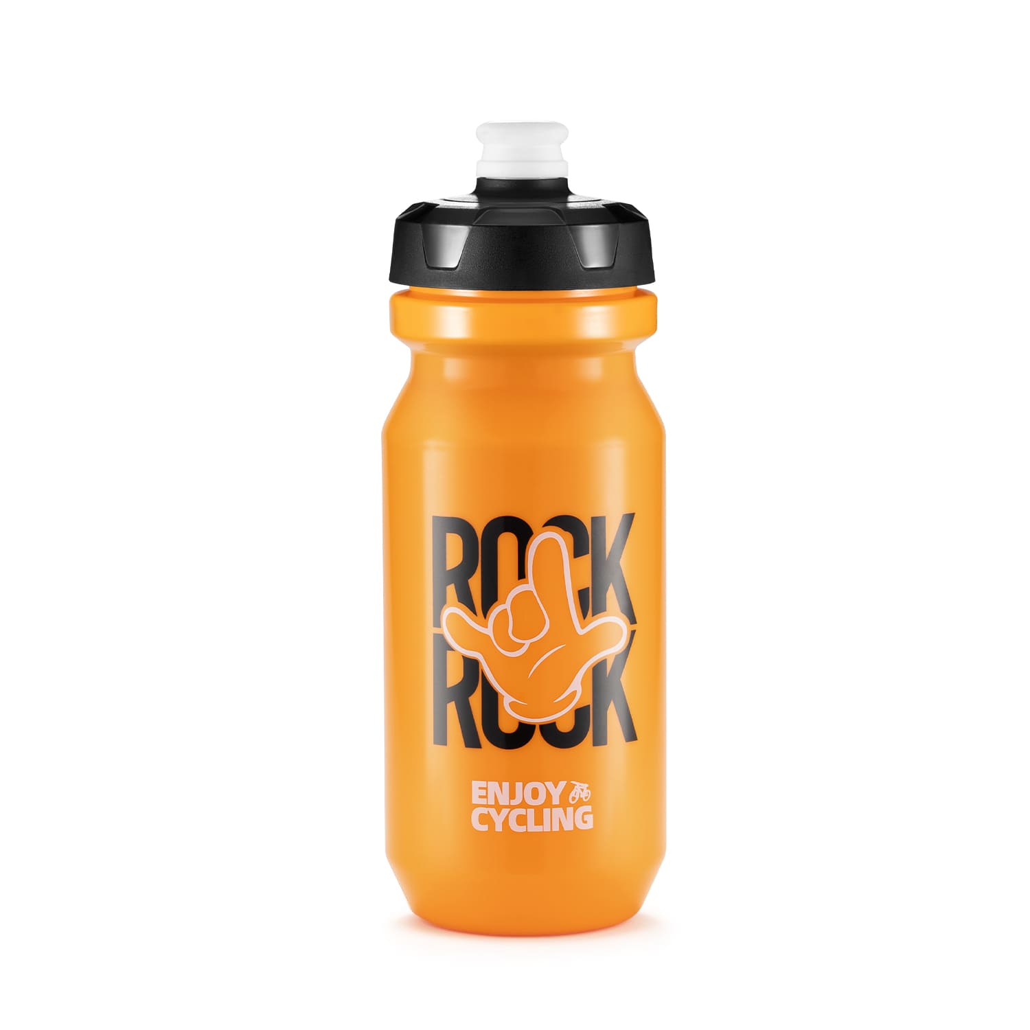 ROCKBROS large capacity squeeze cycling water bottle with leak-proof spout ergonomic grip and universal fit for bike bottle cages
#Color_Passion Yellow - 600ml
